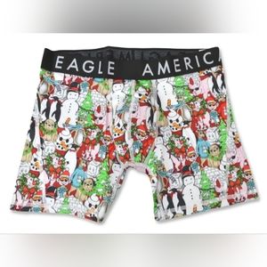 NWT | American Eagle 6" Flex Boxer Briefs - Christmas Print | XL